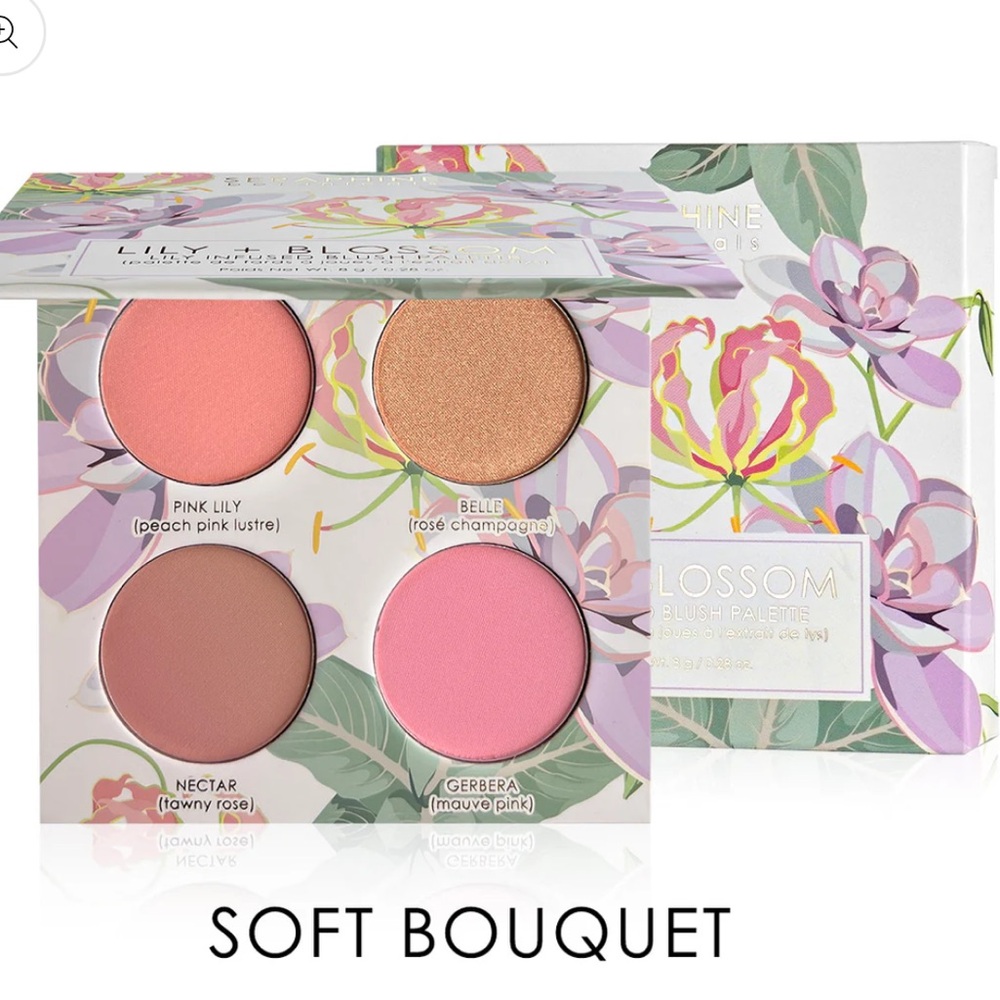 Seraphine Soft Bouquet Lily + Blossom - Lily Infused Blush Palette 8g BRAND NEW - Picture 1 of 5